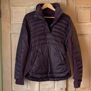 Lululemon down for it all pullover - size 8